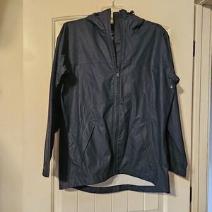 Columbia rubber rain coat